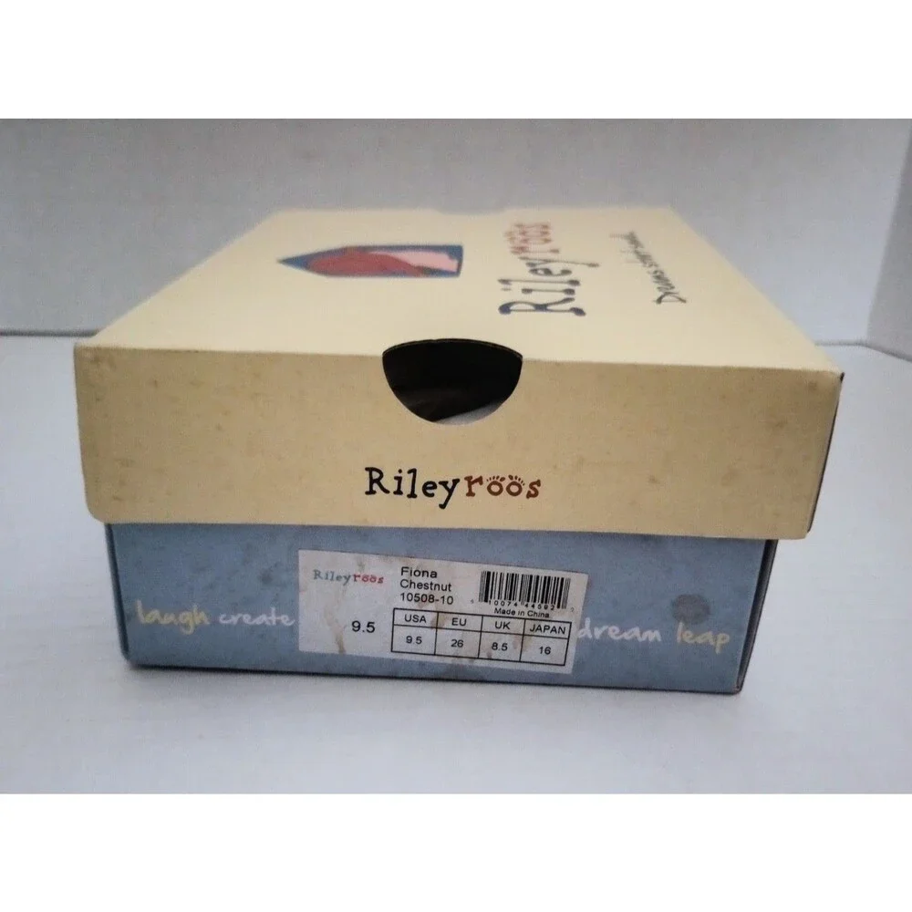 NEW Rileyroos Brown Slip On MaryJane Style FIONA Shoes sz 9.5 LilGirls